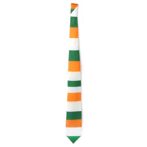 Men Tie Polyester Floral Skinny Necktie Slim Casual For Ireland Festival Theme